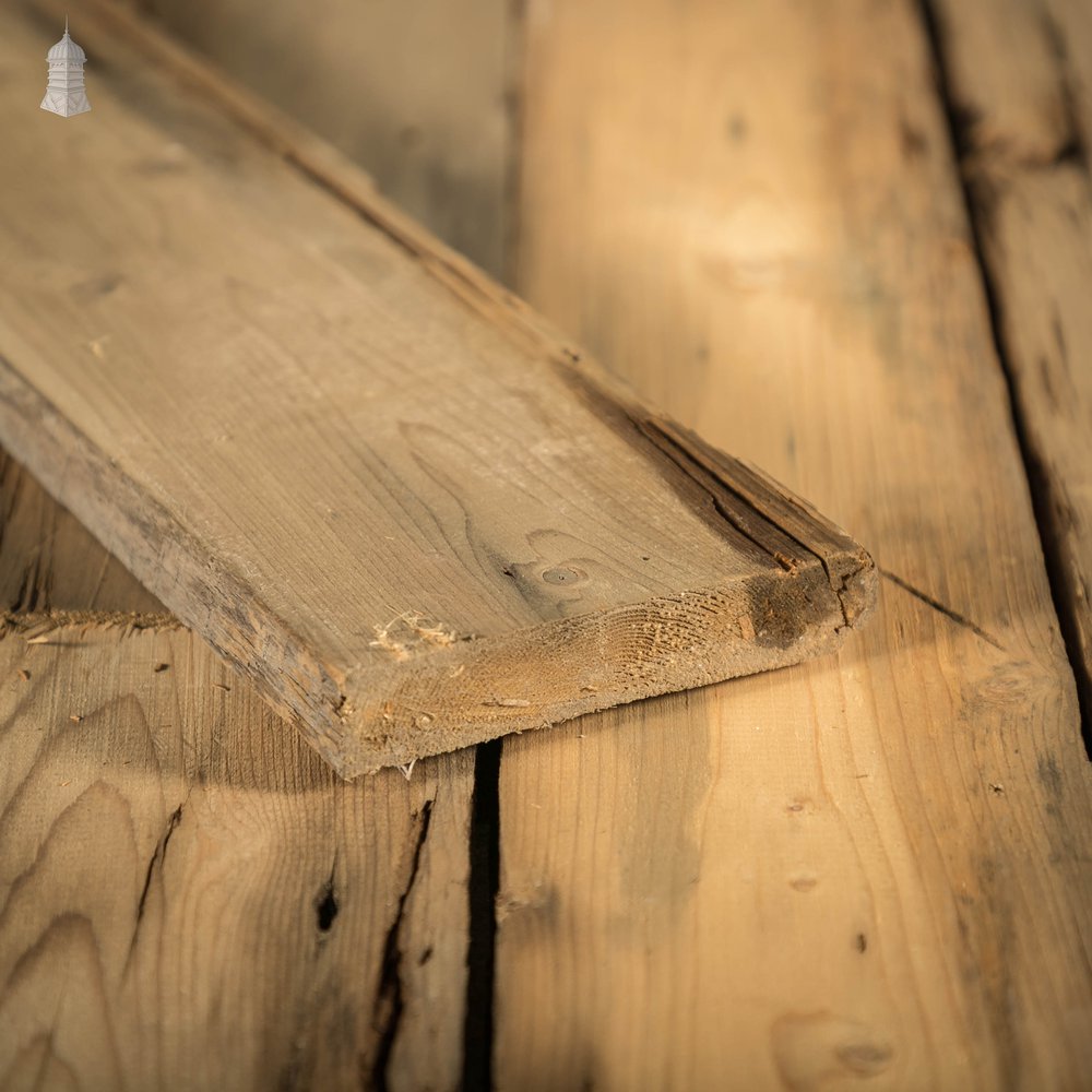 Reclaimed Pine Floorboards, 5 Inch Wide - 25 Square Metres