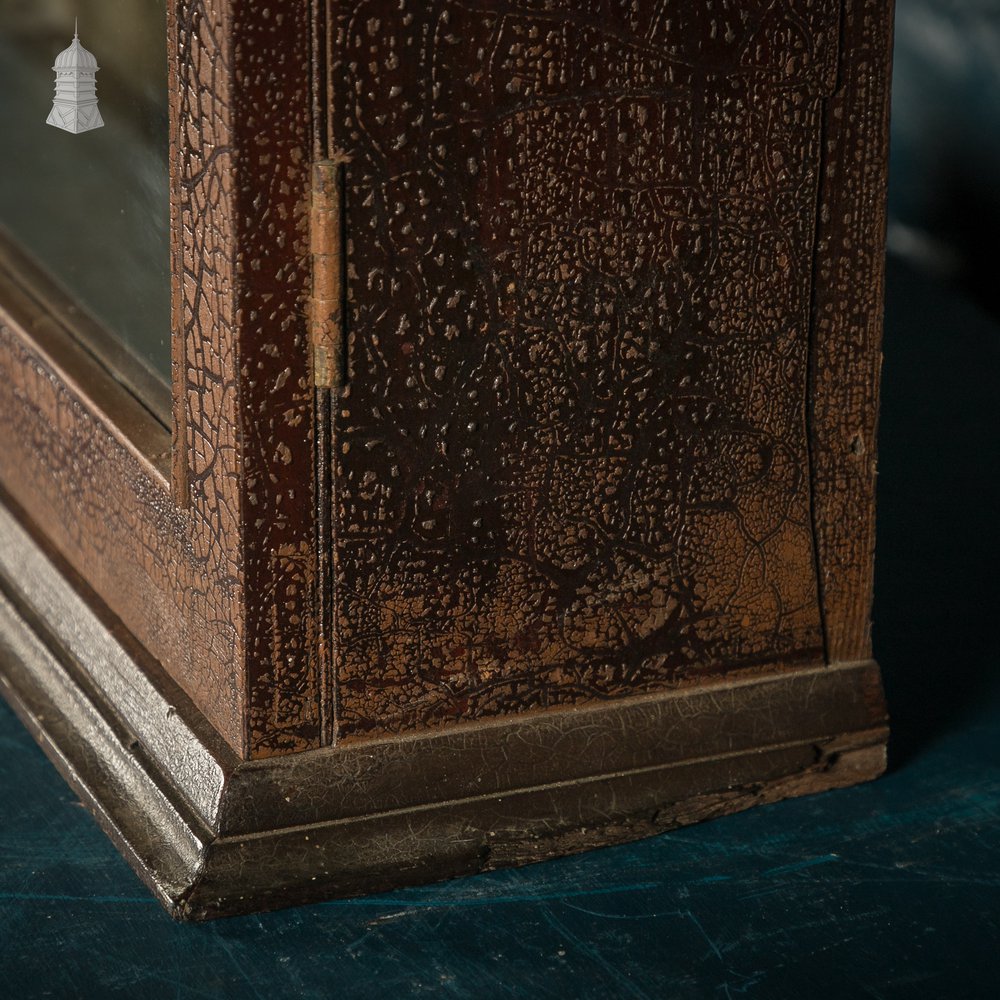 Glazed Display Cabinet, Crackle Finish