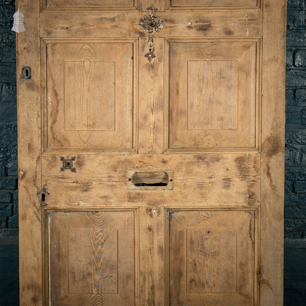 Pine Panelled Door, Pitch Pine 6 Panel Door