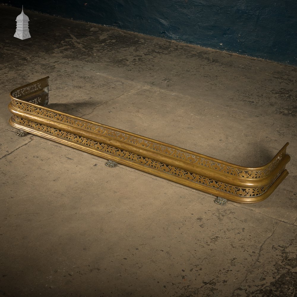 Brass Fireplace Fender