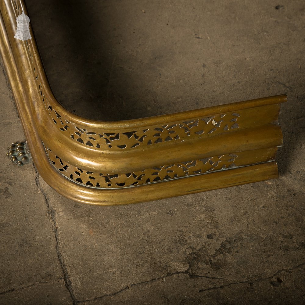 Brass Fireplace Fender