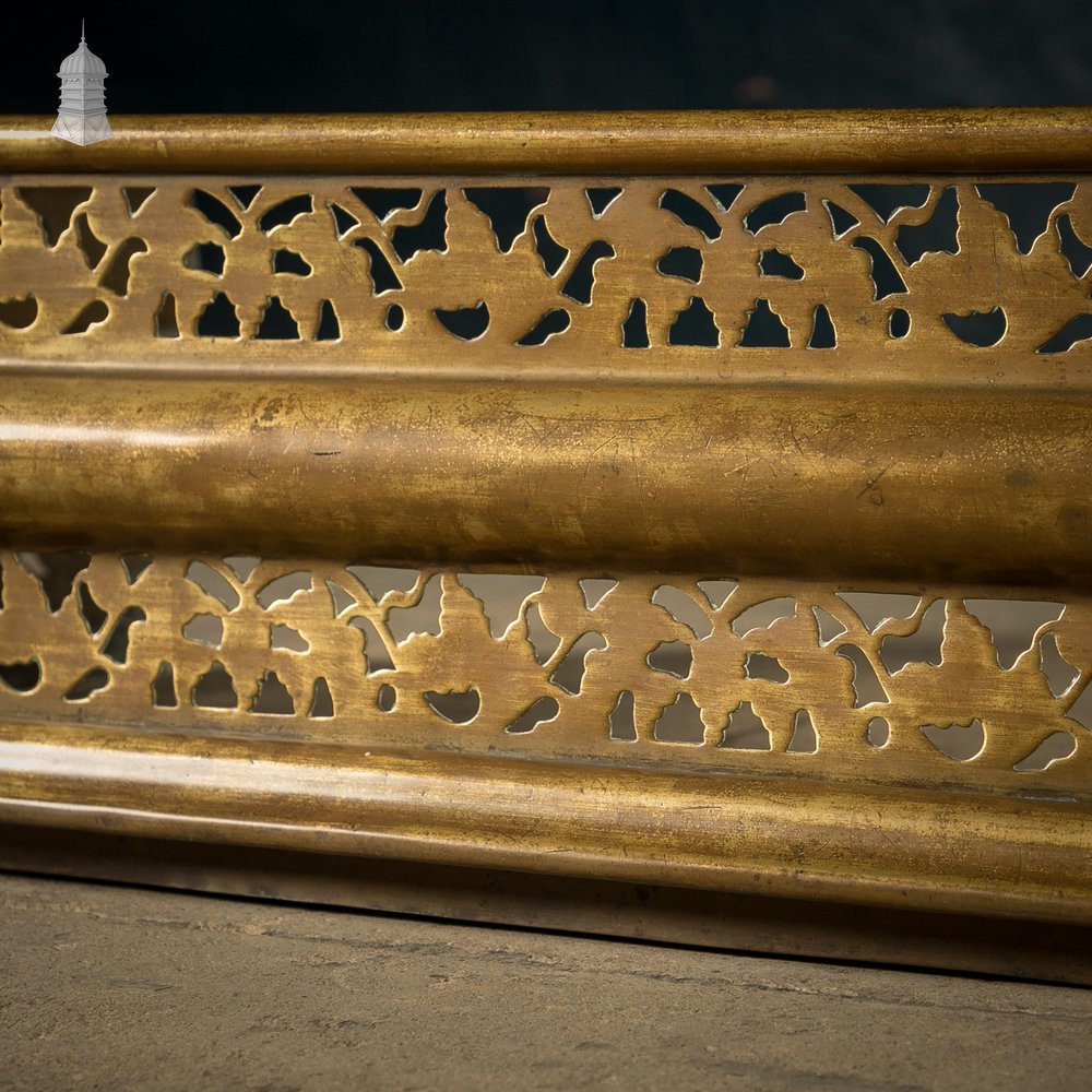 Brass Fireplace Fender