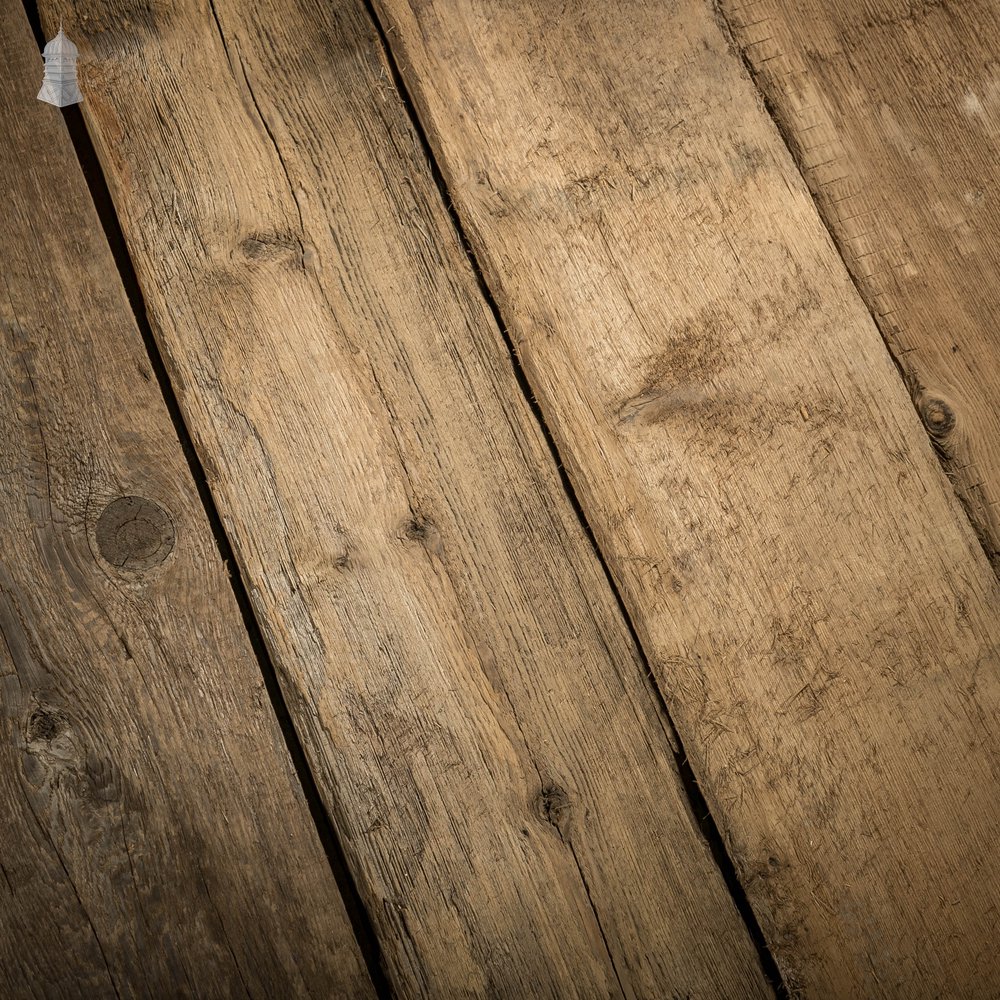 Brushed Oak Floorboards, 9 Inch Batch of 22 Square Metres