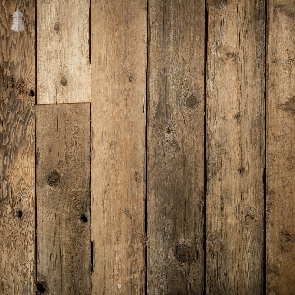 Brushed Oak Floorboards, 9 Inch Batch of 22 Square Metres