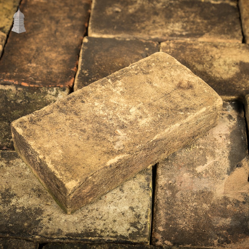 Reclaimed Buff Floorbricks, 9” x 4.5, Batch of 456 – 12 Square Metres