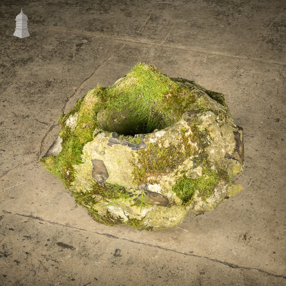 Hag Stone Planter, Large Weathered Flint Rock