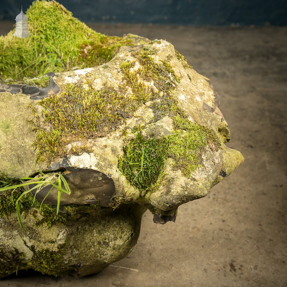 Hag Stone Planter, Large Weathered Flint Rock