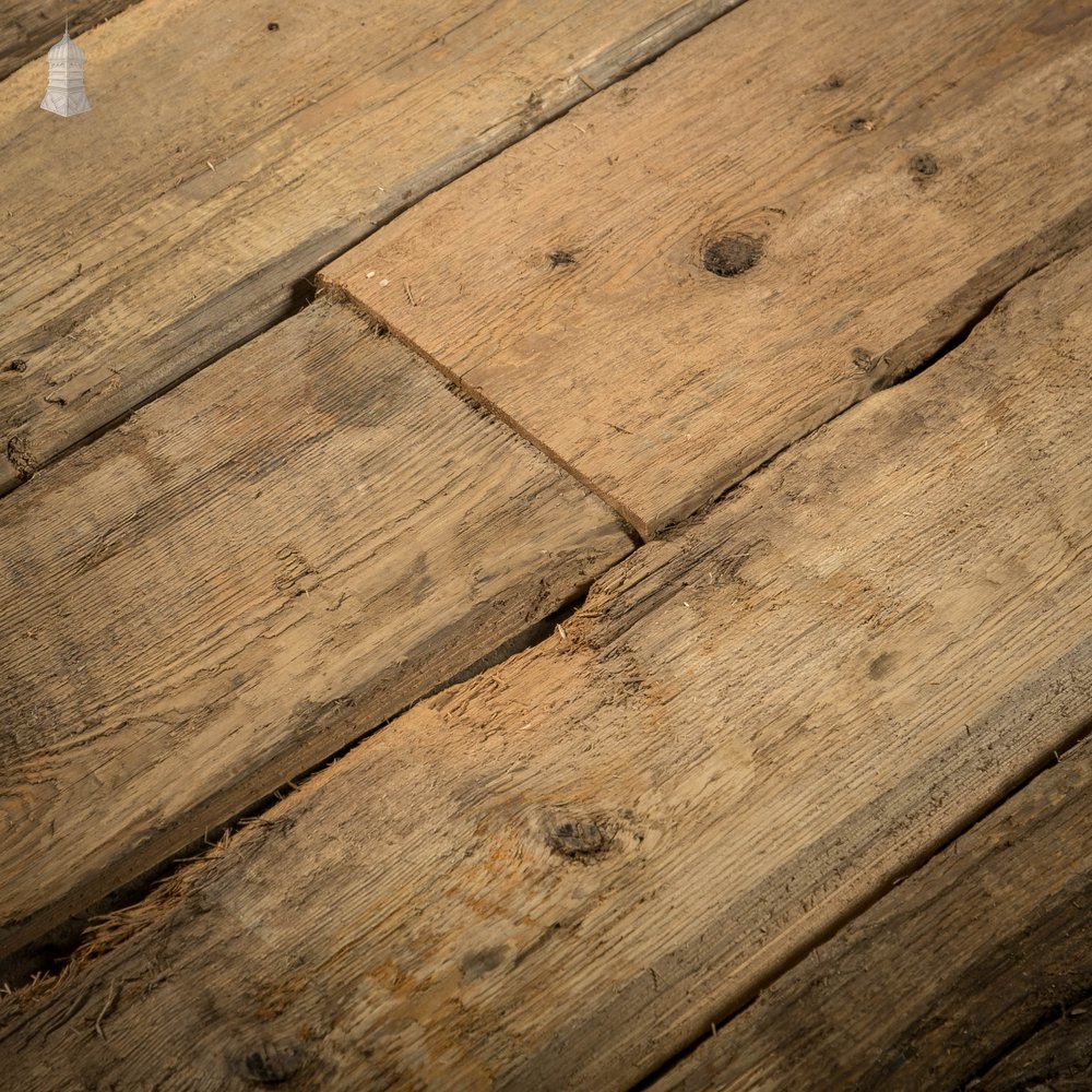 Brushed Oak Floorboards, 9 Inch Batch of 41.7 Square Metres