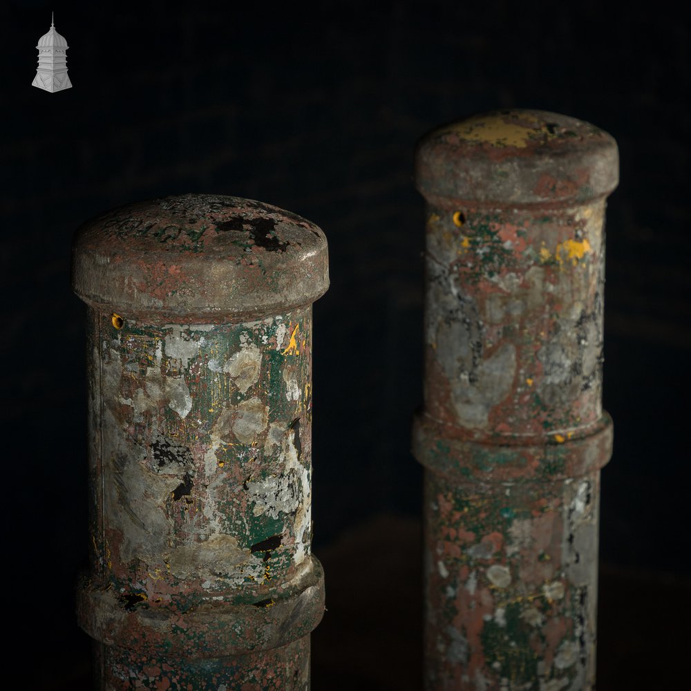 Cast Aluminium Bollards, Pair