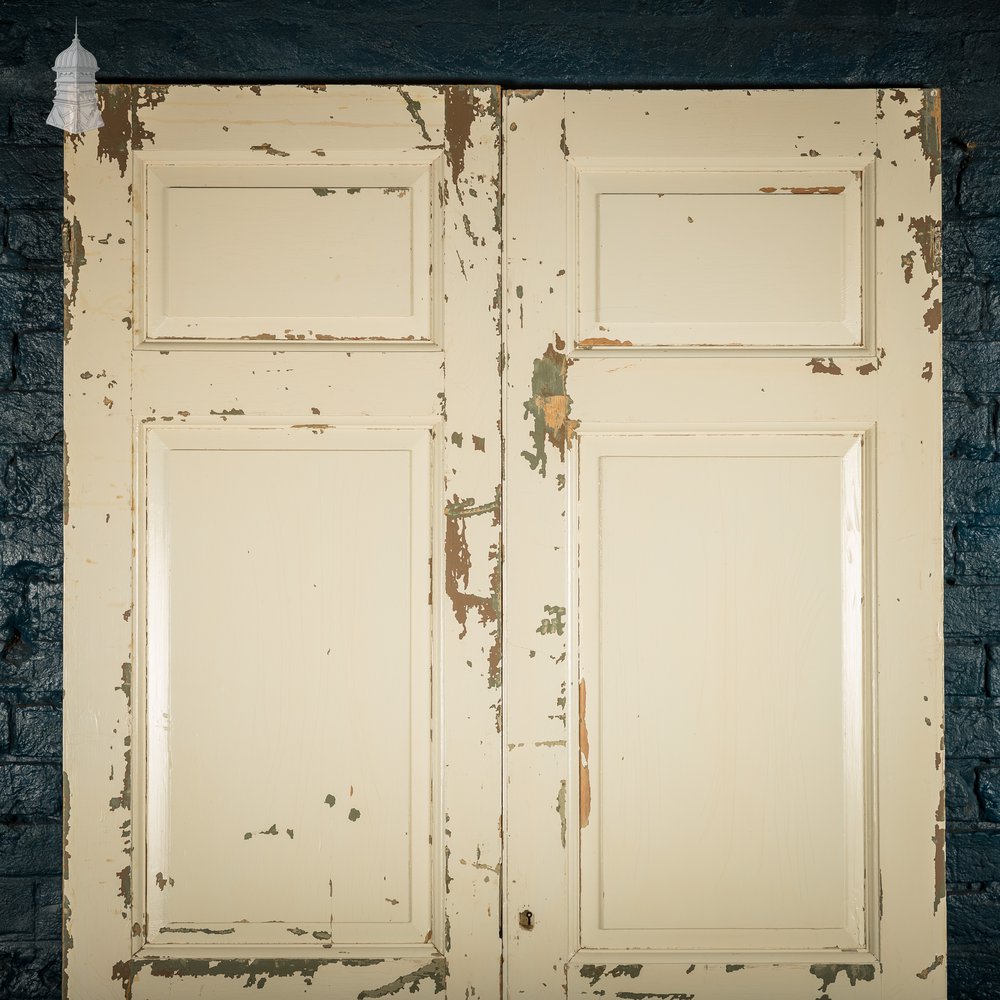 Three-panel Cupboard Doors, Pair