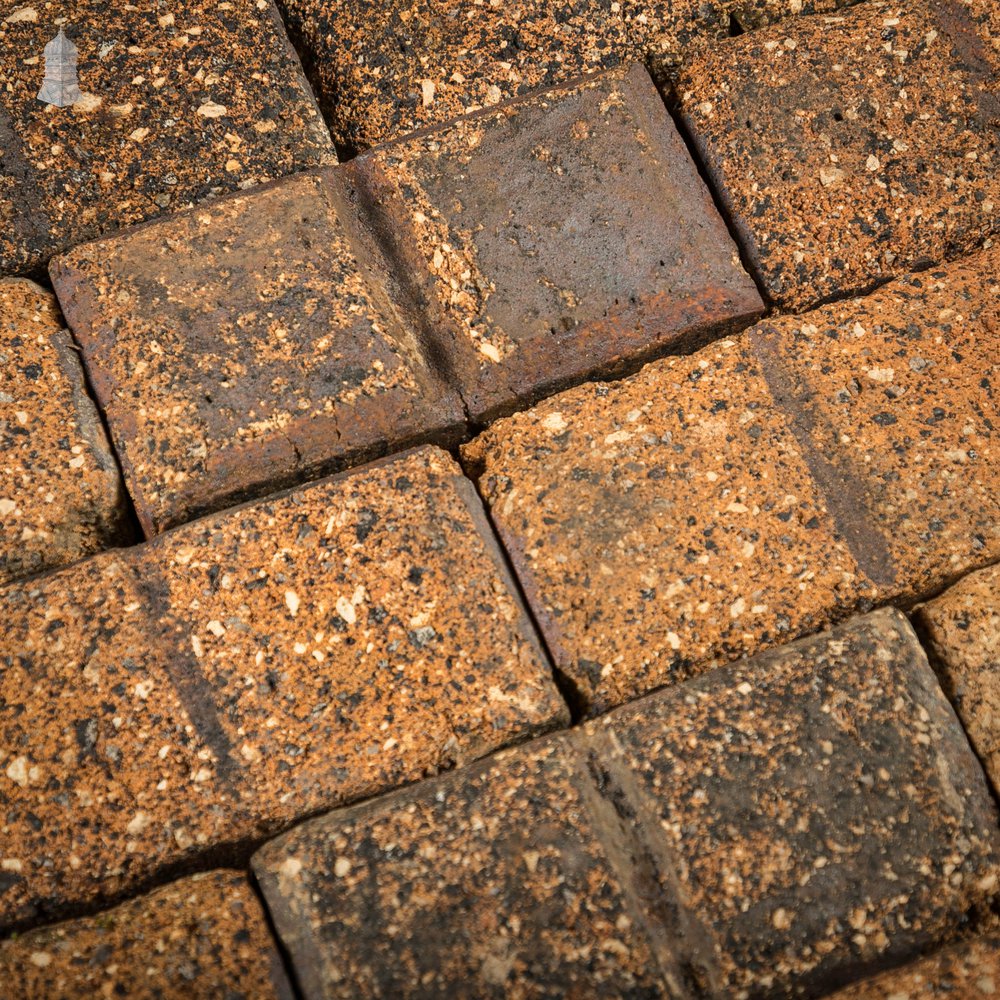 Stable Block Pavers, 2 Block Staffordshire Blue, Worn Face, Batch of 148 – 4 Square Metres