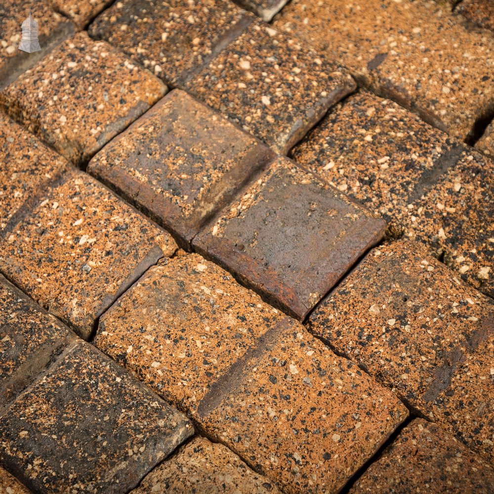 Stable Block Pavers, 2 Block Staffordshire Blue, Worn Face, Batch of 148 – 4 Square Metres