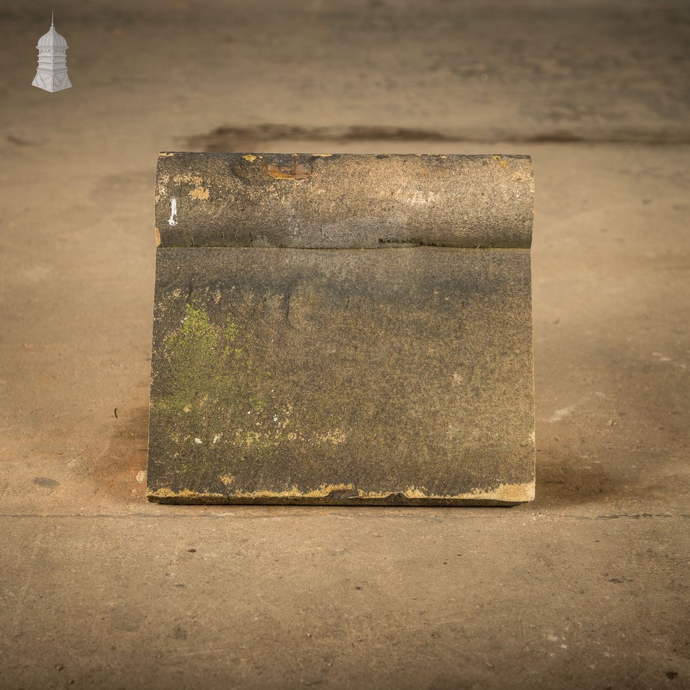 Wave-scroll Coping Bricks, Buff - A Run of 19.5M