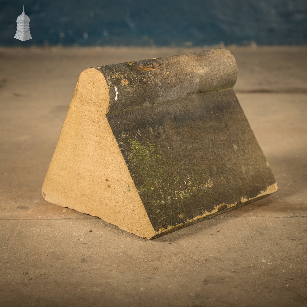 Wave-scroll Coping Bricks, Buff - A Run of 19.5M