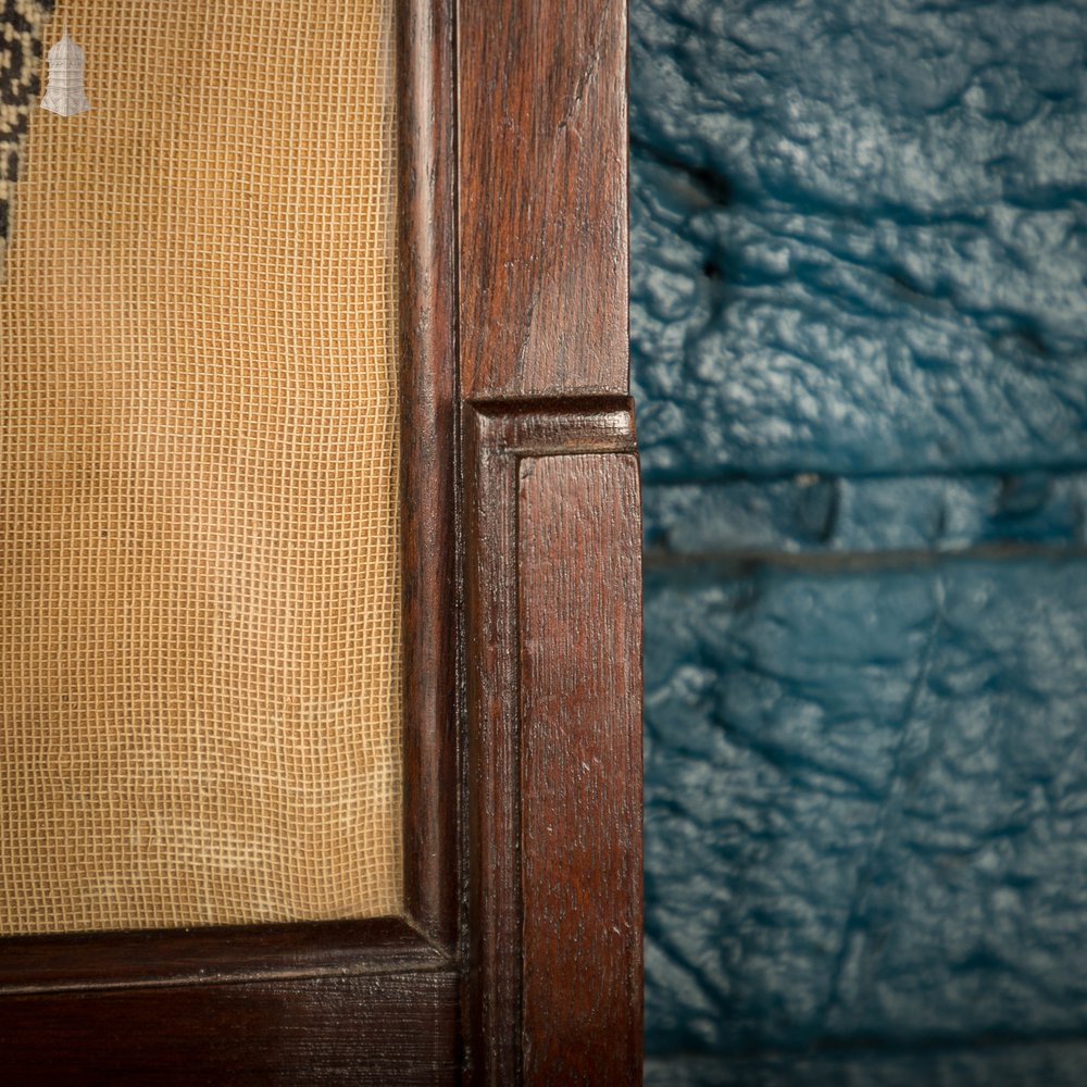 Embroidered Crewel Work Pheasant in Mahogany Frame