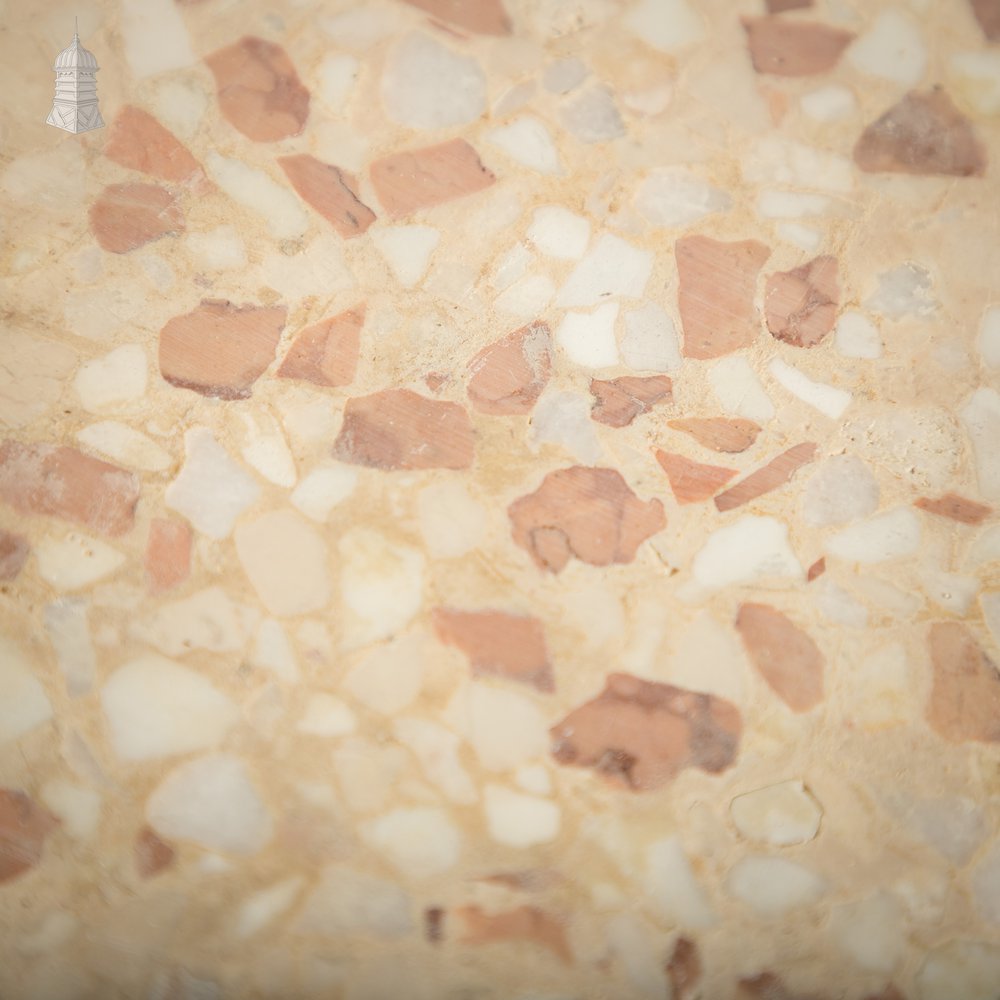 Terrazzo Tiles, Reclaimed, Batch of 35 - 3 Square Metres