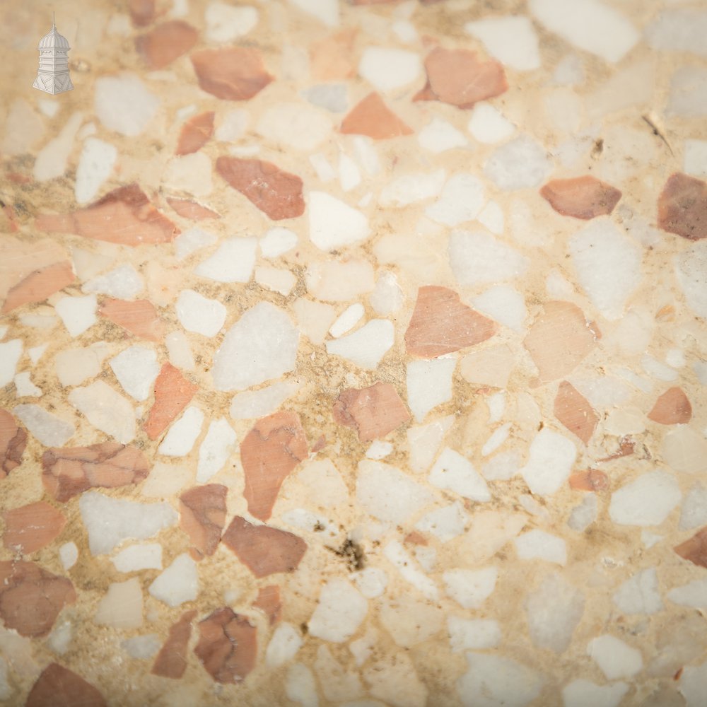 Terrazzo Tiles, Reclaimed, Batch of 35 - 3 Square Metres