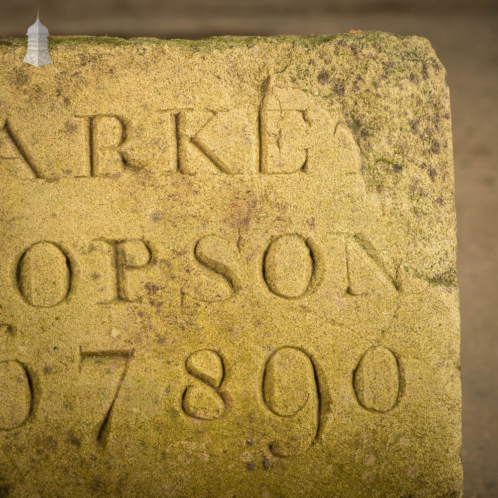Stonemason’s Sample Stone, John Hopson of Stowmarket