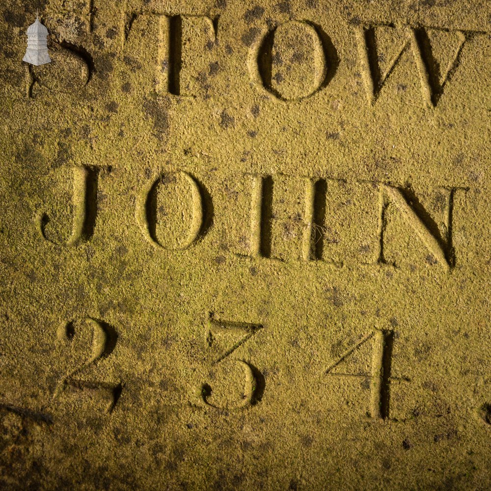 Stonemason’s Sample Stone, John Hopson of Stowmarket
