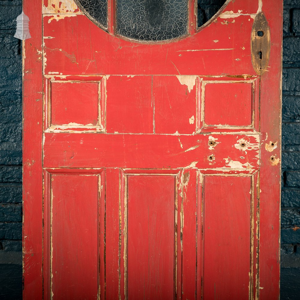 Half Glazed Door, Oval Glazing over Moulded Panels