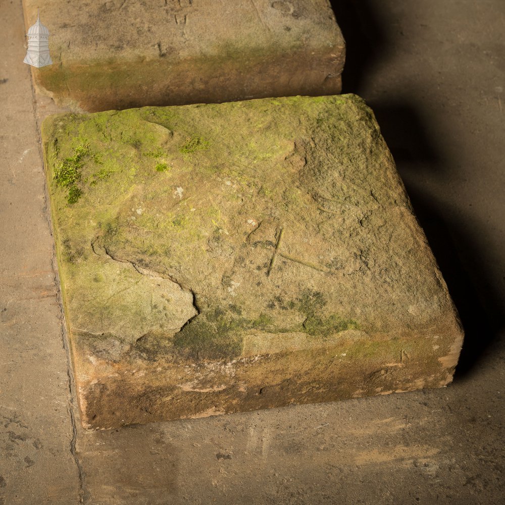 4 Way Weathered Pier Caps, Pair