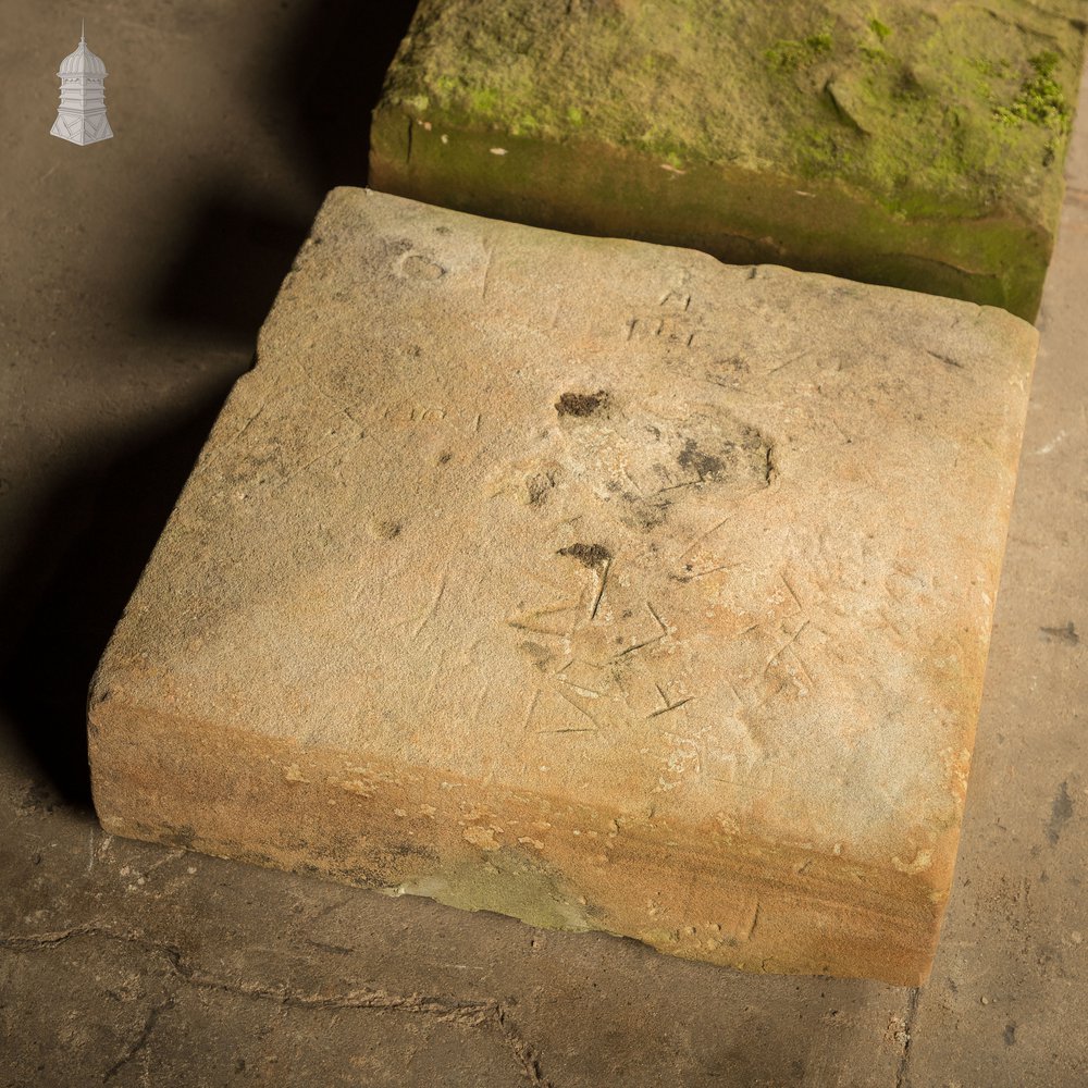 4 Way Weathered Pier Caps, Pair