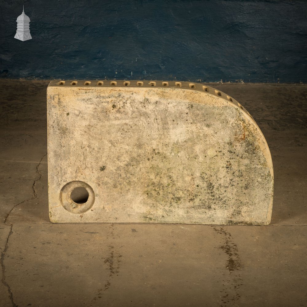 Cane Trough Sink with Fluted Right-hand Return