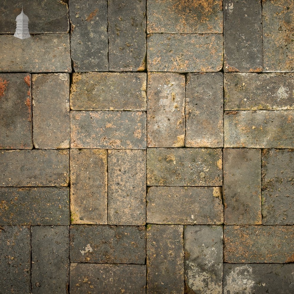 Staffordshire Stable Bricks, Worn Blue Stable Paver Blocks, Batch of 200 - 5 Square Metres