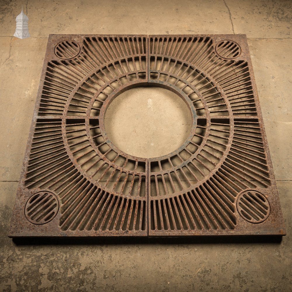 Pavement Root Guard for Trees, Cast Iron