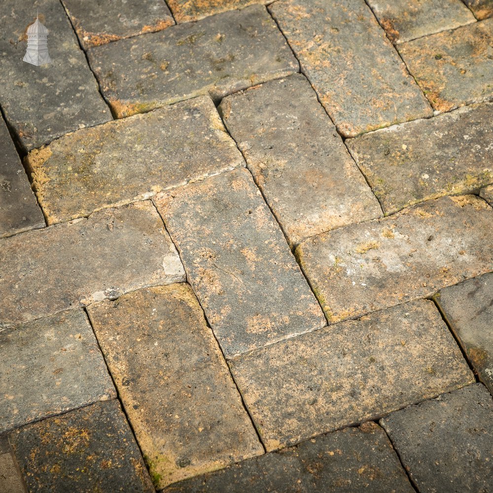 Staffordshire Stable Bricks, Worn Blue Stable Paver Blocks, Batch of 200 - 5 Square Metres