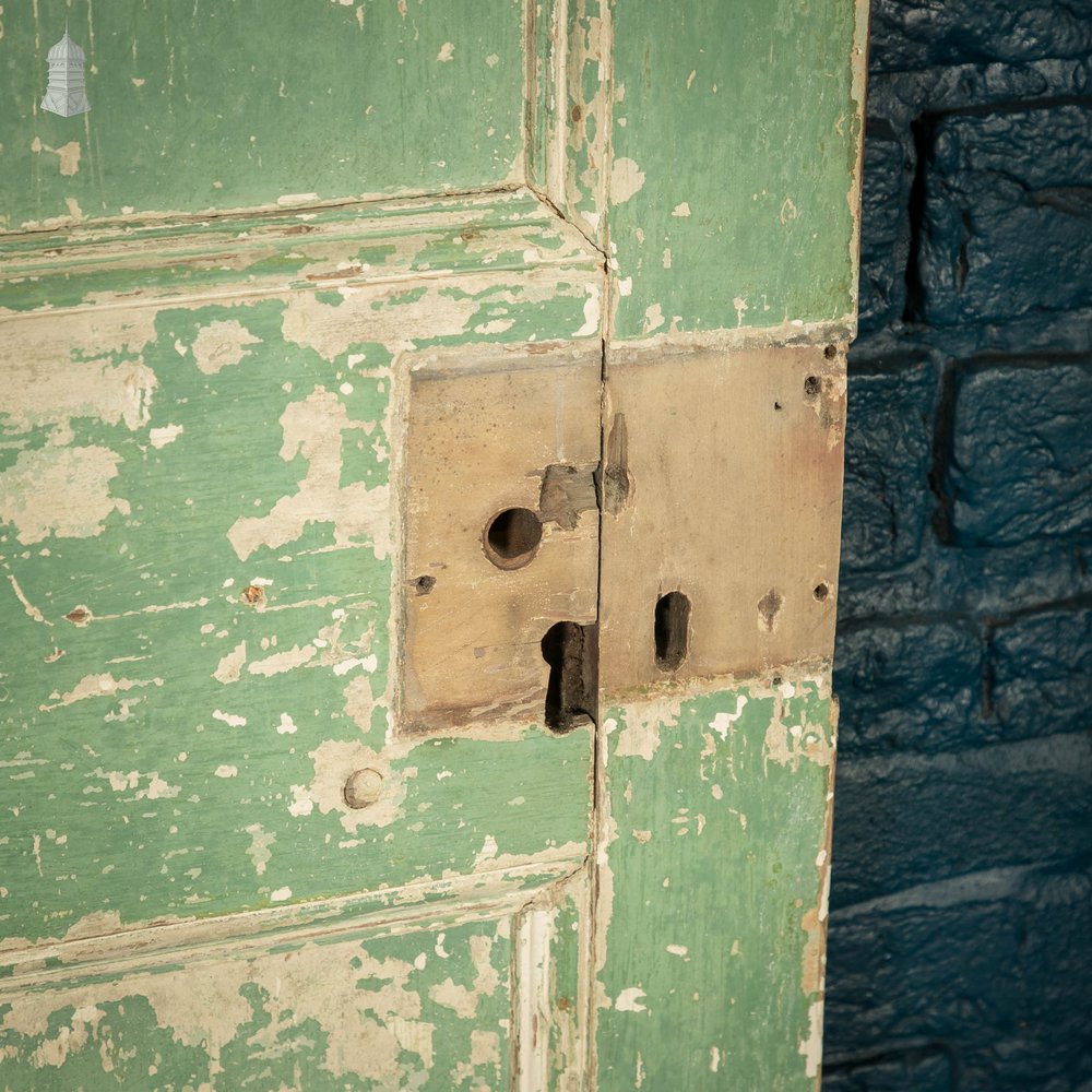 Pine Paneled Door, 6 Moulded Panel