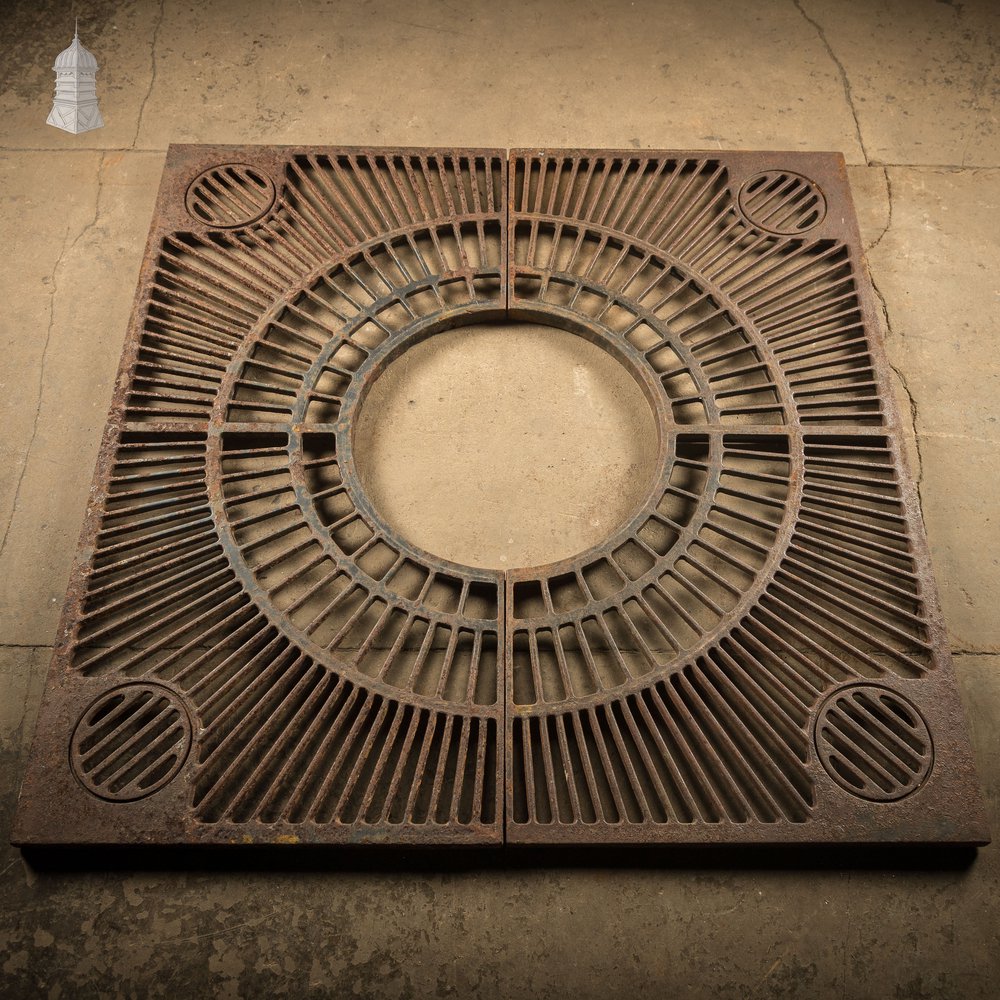 Pavement Root Guard for Trees, Cast Iron