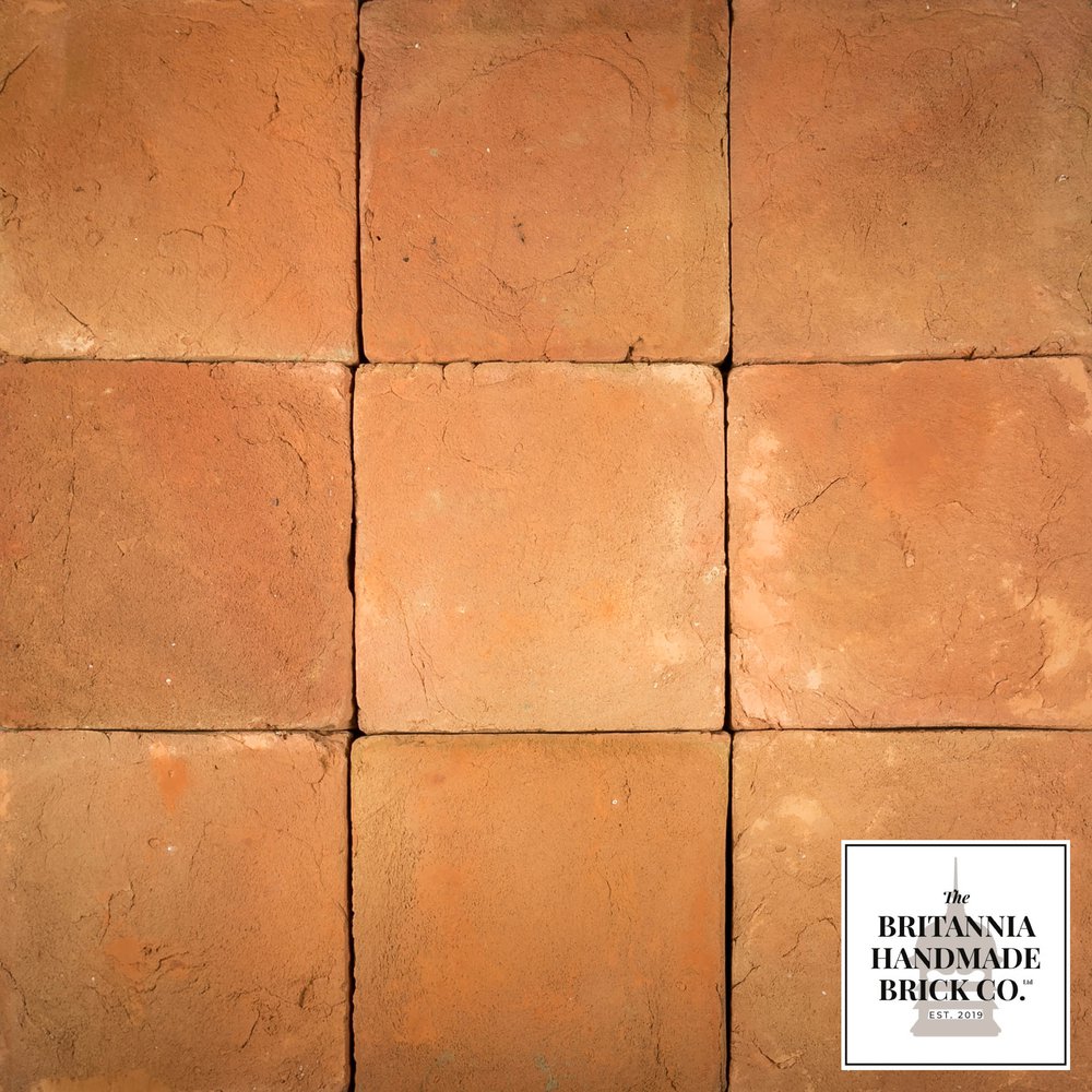 New Handmade 12” x 12” Terracotta Pamments