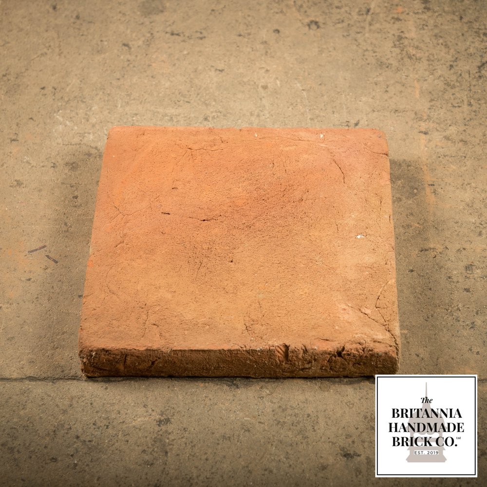 New Handmade 12” x 12” Terracotta Pamments