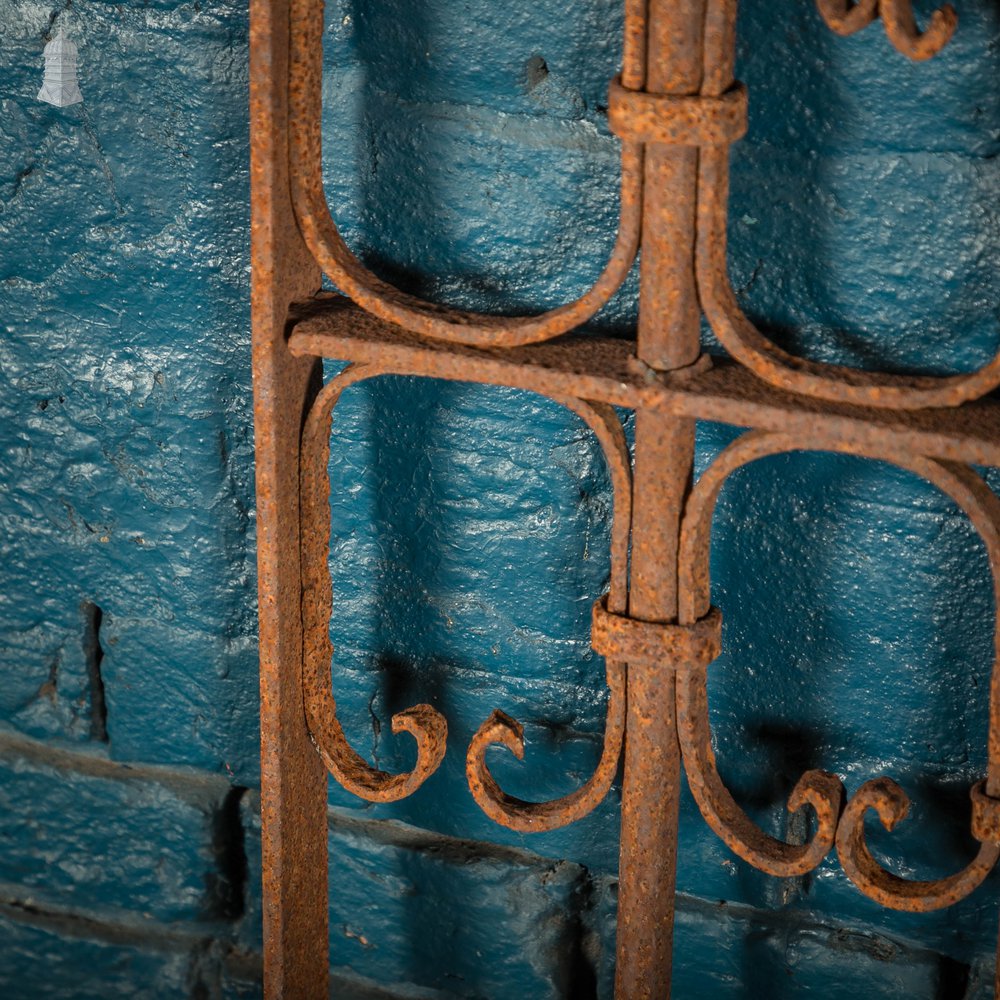 Railing Panel, Wrought Iron Scroll Design Gate Panel