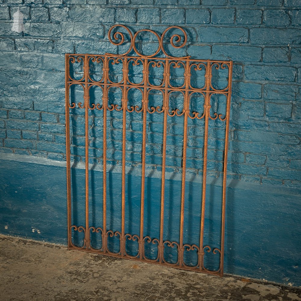 Railing Panel, Wrought Iron Scroll Design Gate Panel