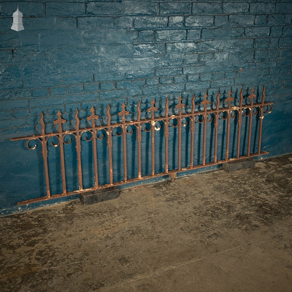 Wall Top Railings, Wrought Iron Dwarf Railing Panel