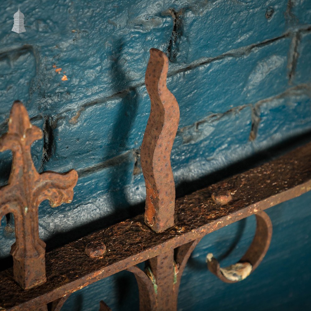 Wall Top Railings, Wrought Iron Dwarf Railing Panel