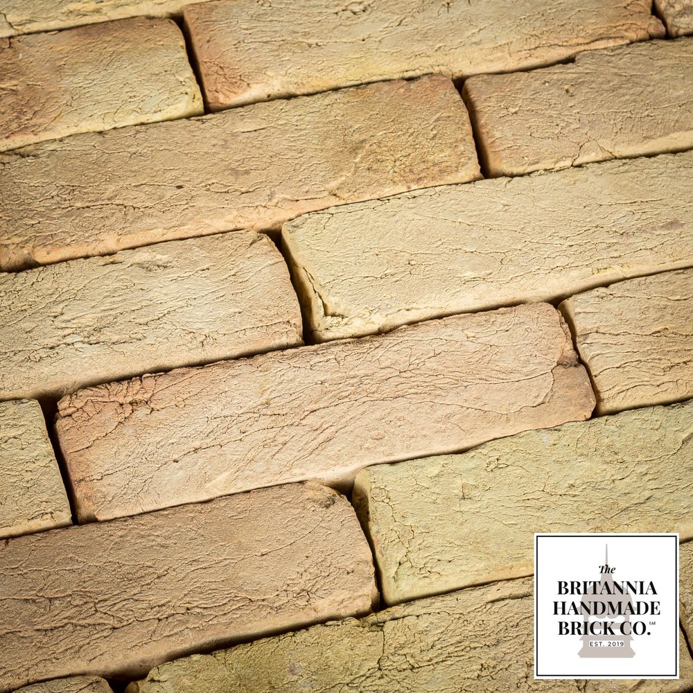 2.5 Inch 'BRITANNIA Buff' Hand Made 2½" Buff Bricks