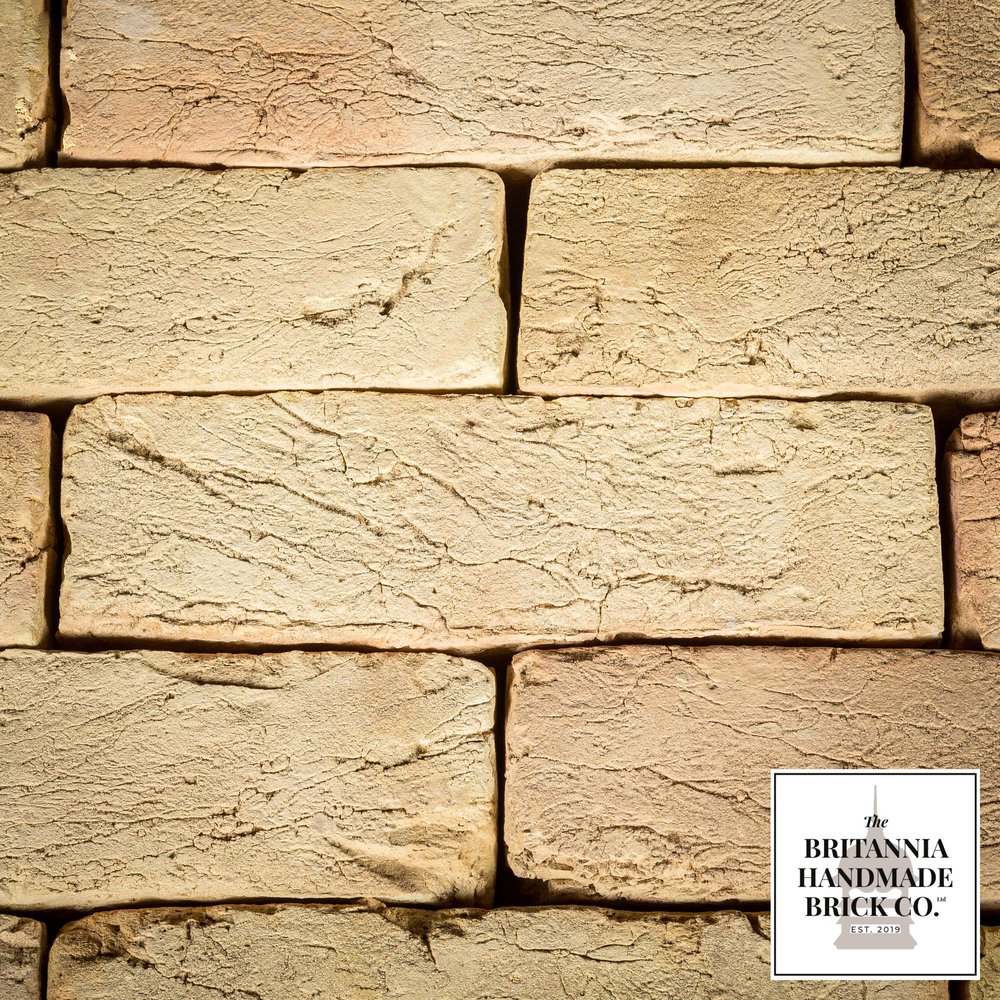 2.5 Inch 'BRITANNIA Buff' Hand Made 2½" Buff Bricks