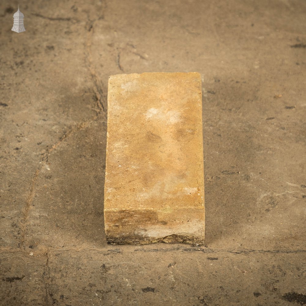 Reclaimed Buff Floor Bricks, Faces show signs of Period Wear and Distress, Batch of 820 – 42 Square Metres