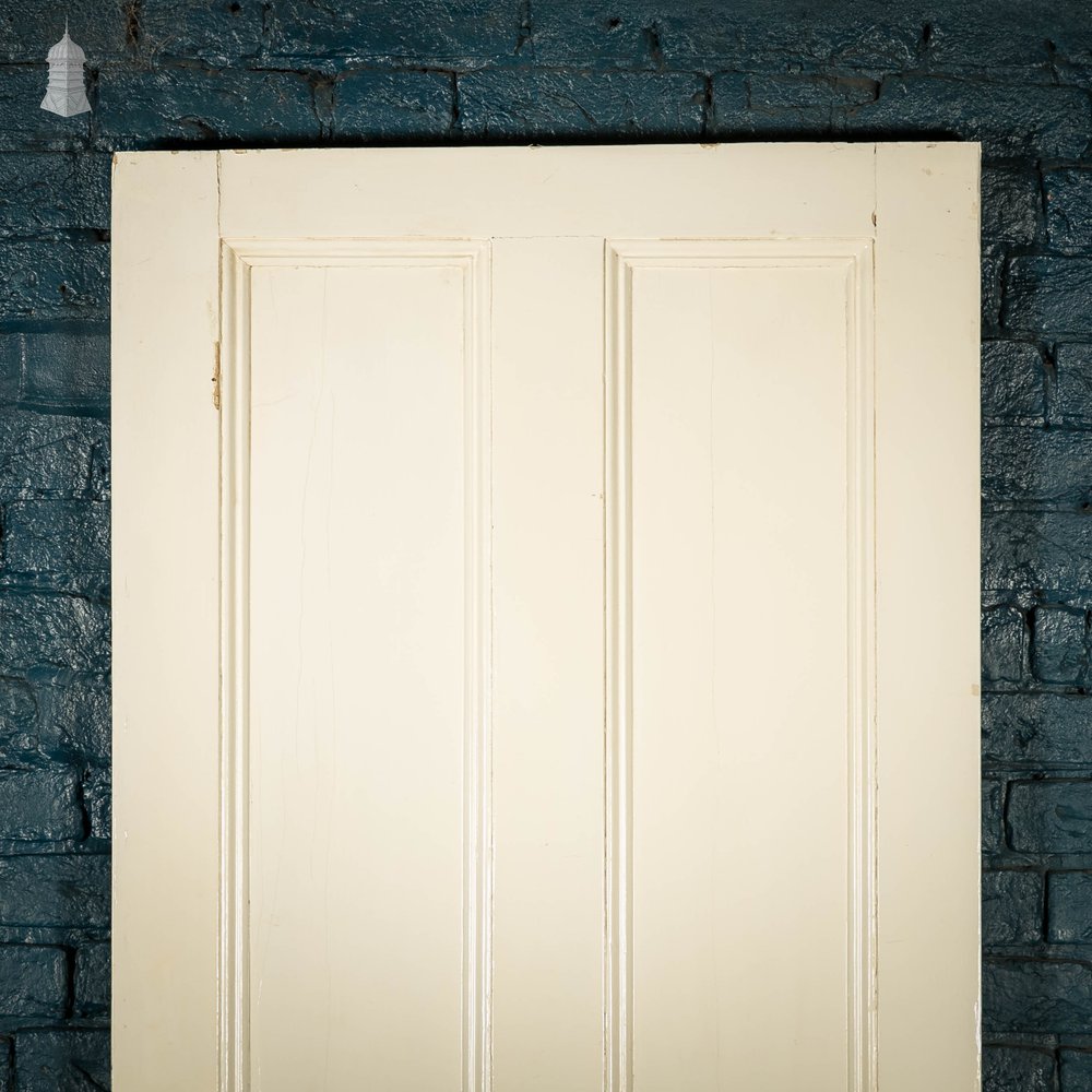 Moulded Panelled Door, White Painted Pine