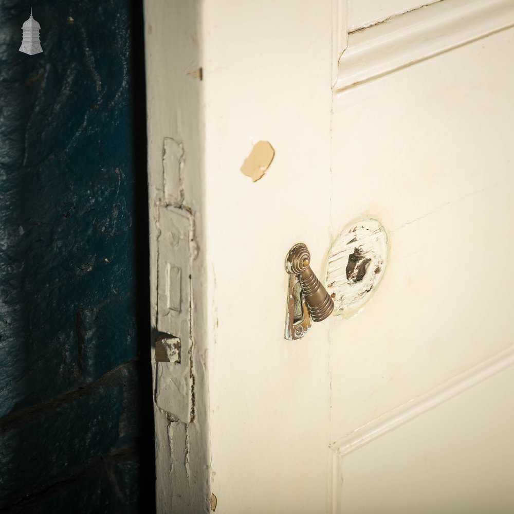 Moulded Panelled Door, White Painted Pine