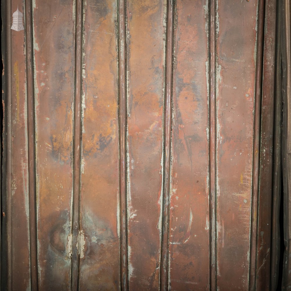 Reclaimed Copper Panels, Heating Elements Decorative Wall Cladding Batch of 3 – 2.6 Square