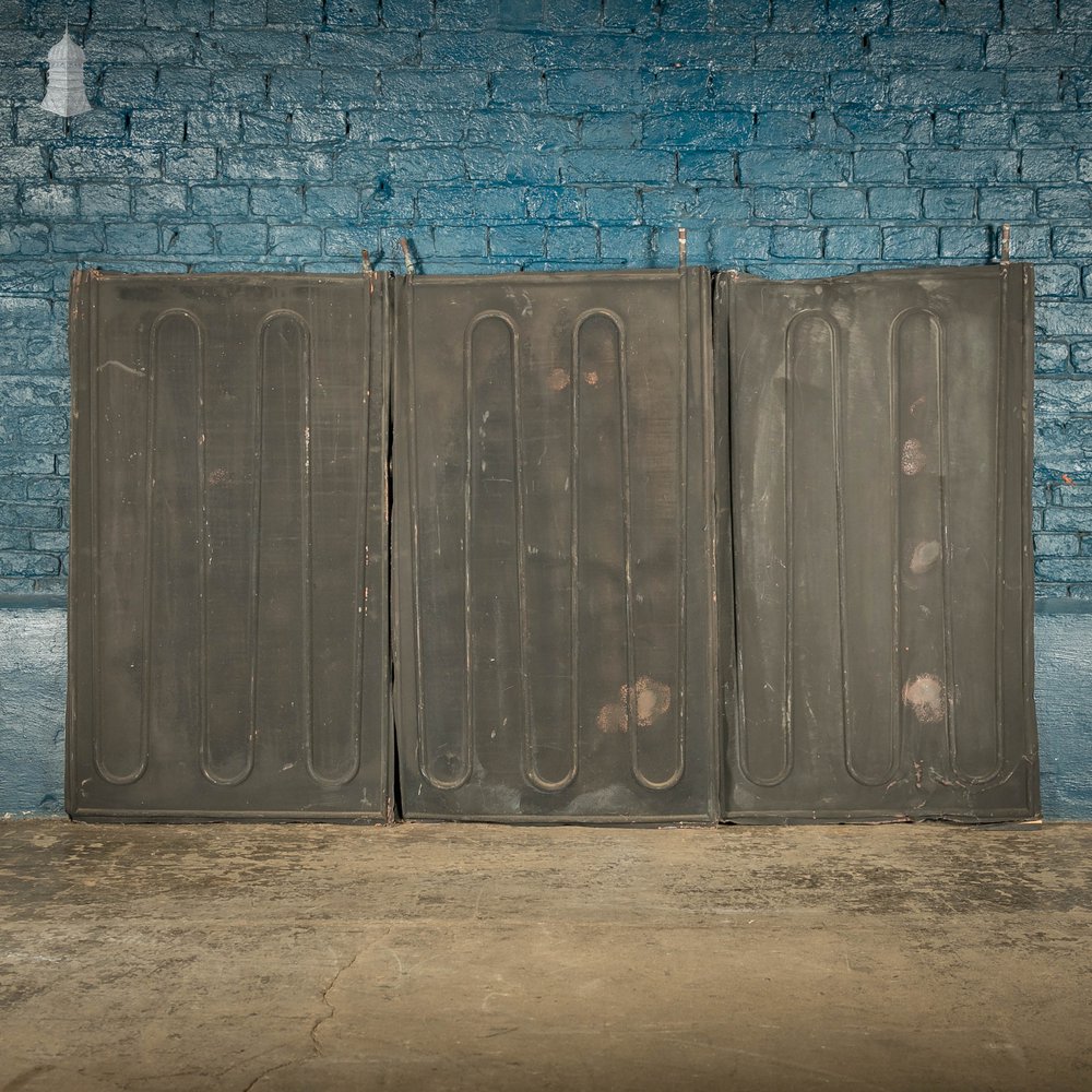 Reclaimed Copper Panels, Heating Elements Decorative Wall Cladding Batch of 3 – 2.6 Square