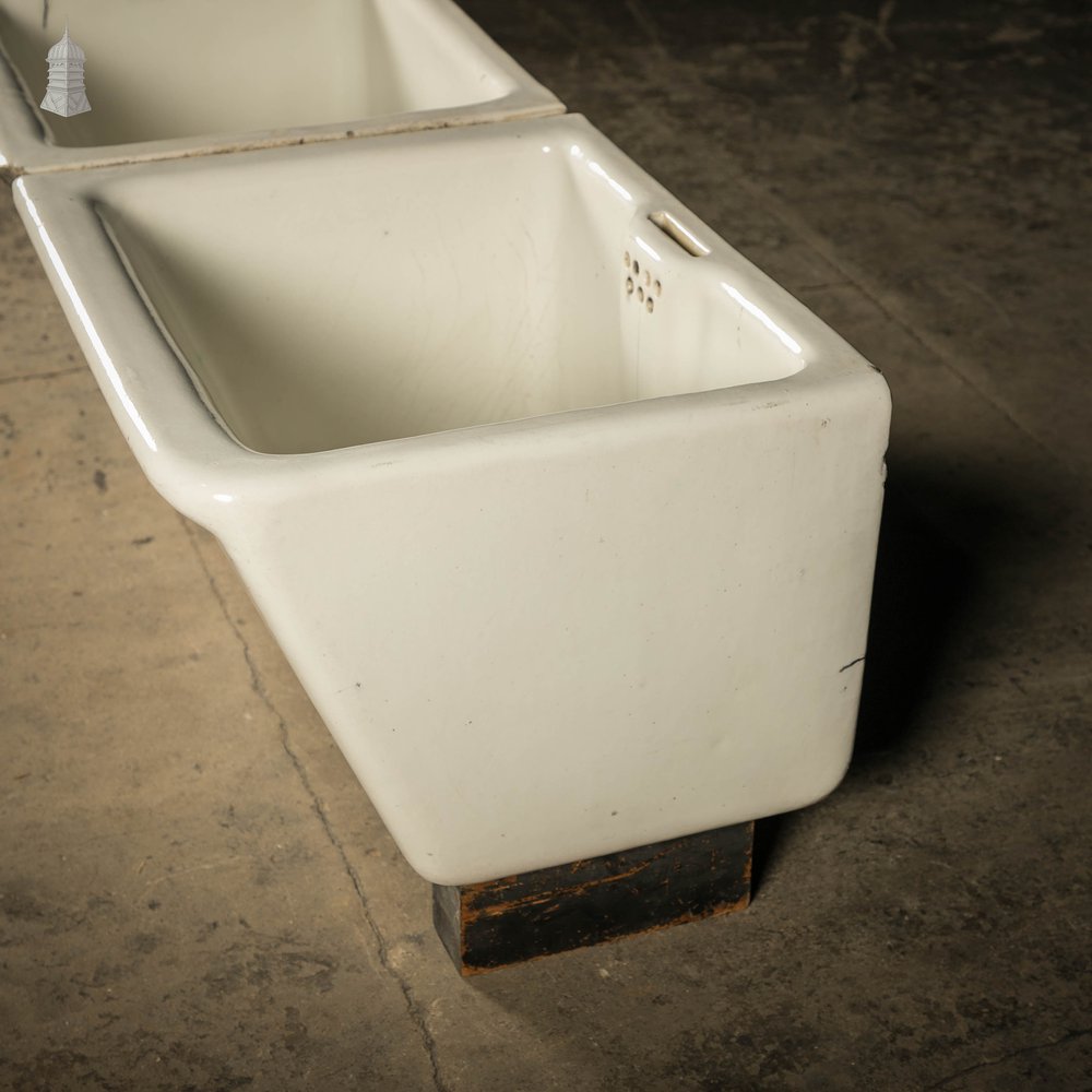 Belfast Laundry Sinks, Pair of 19th C Butler Sinks