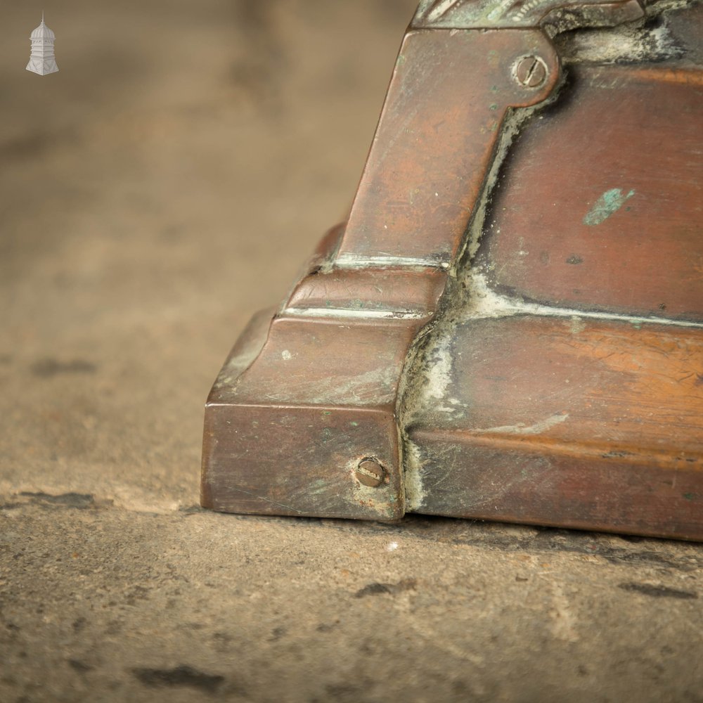 Copper Fireplace Fender, Edwardian Kerb Fender