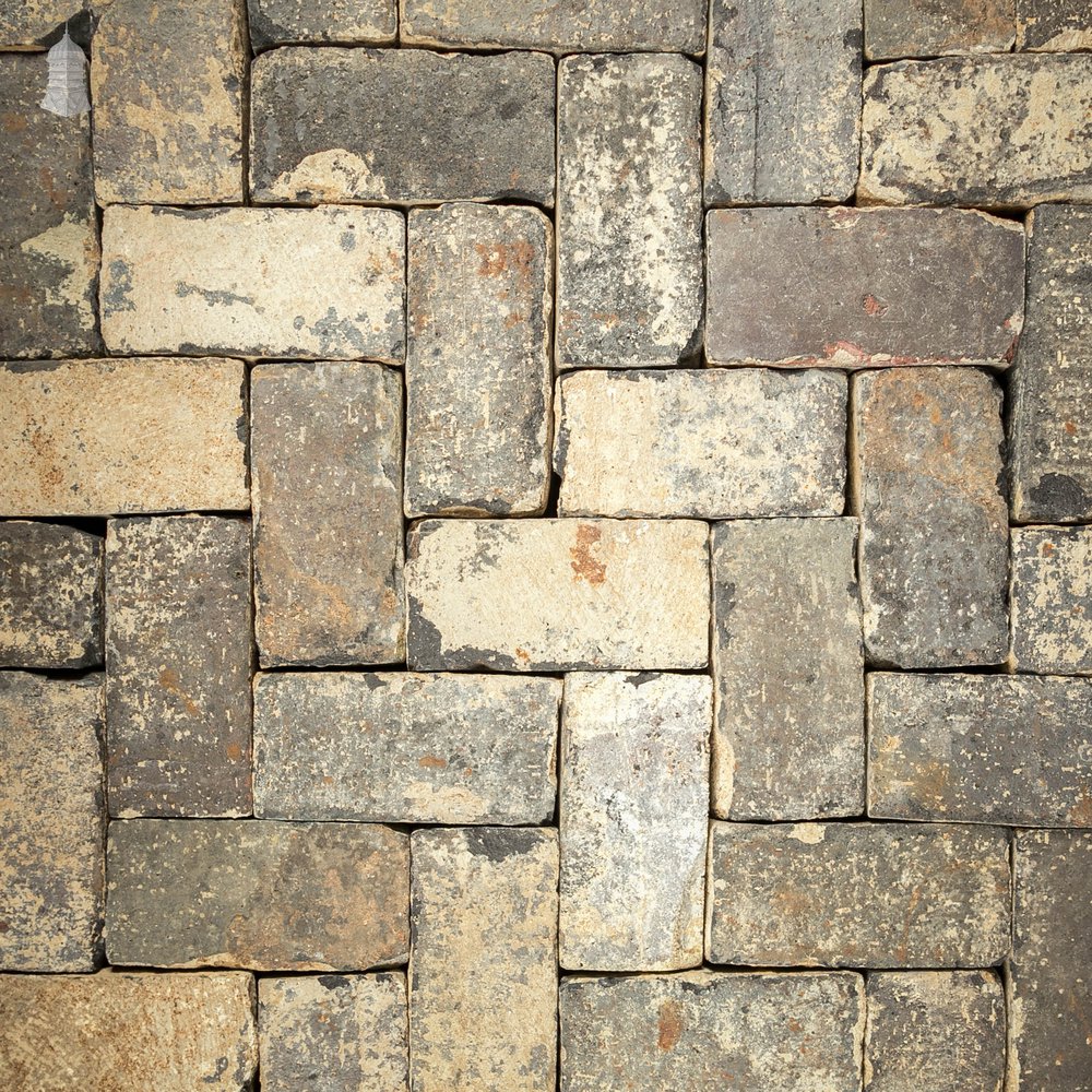 Reclaimed Floor Bricks, Staffordshire Blue Floor Bricks, Batch of 595 - 13.7 Square Metres