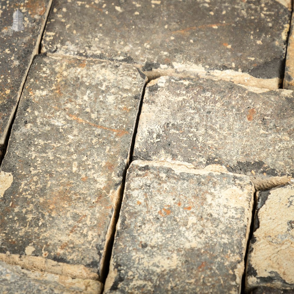 Reclaimed Floor Bricks, Staffordshire Blue Floor Bricks, Batch of 595 - 13.7 Square Metres