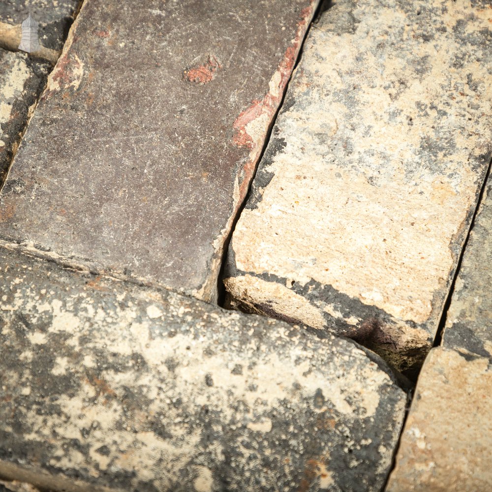 Reclaimed Floor Bricks, Staffordshire Blue Floor Bricks, Batch of 595 - 13.7 Square Metres